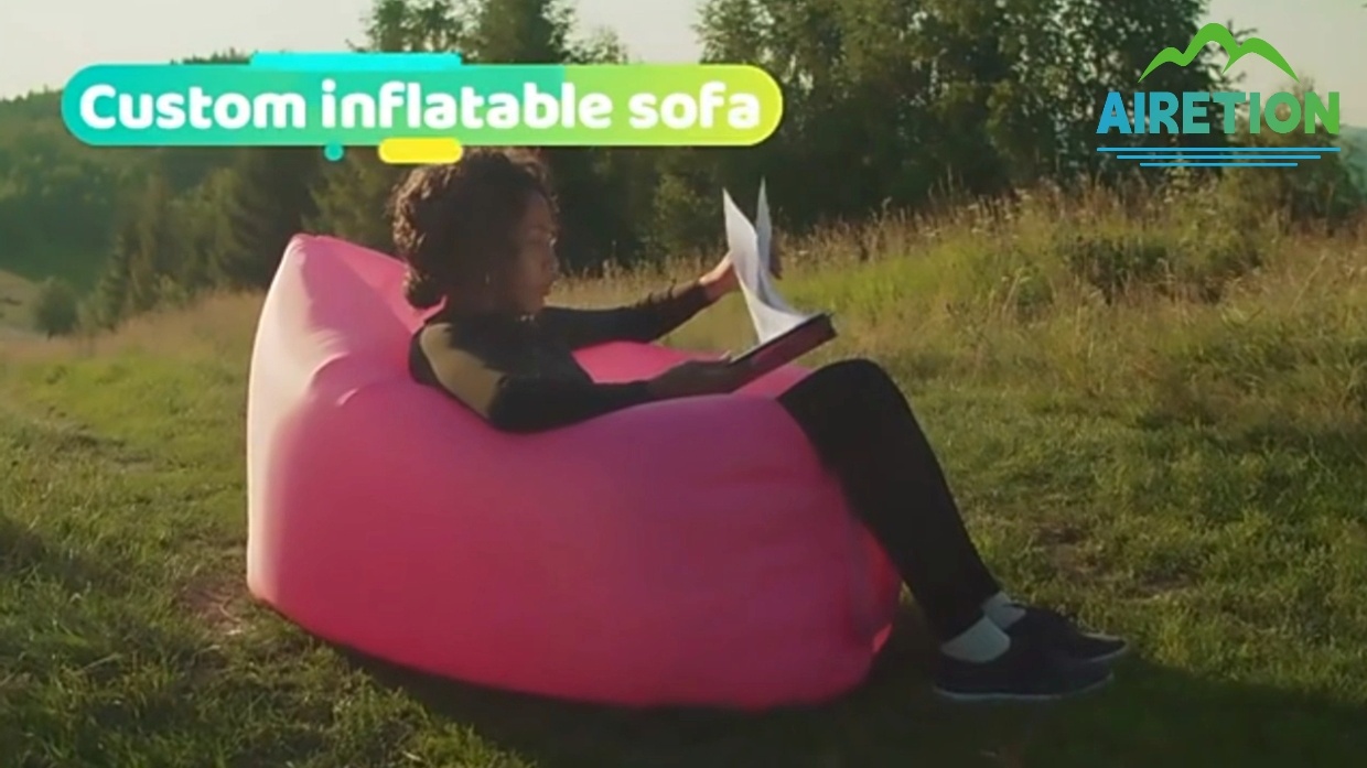 Stilvolles und langlebiges aufblasbares Outdoor-Sofa