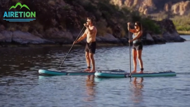 Stabiles aufblasbares Stand Up Paddle Board zum Angeln und Touren