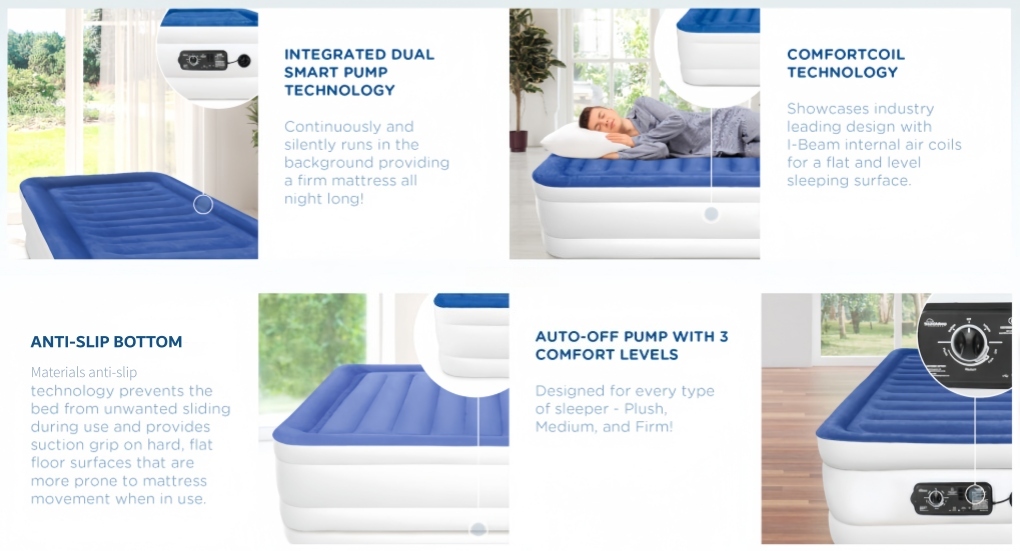 Queen Size Camping Air Mattress
