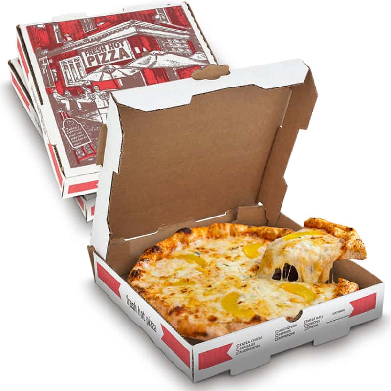 AR-CPB002-Custom Printed Corrugated Pizza Box Wholesale-Airetion – AIRETION