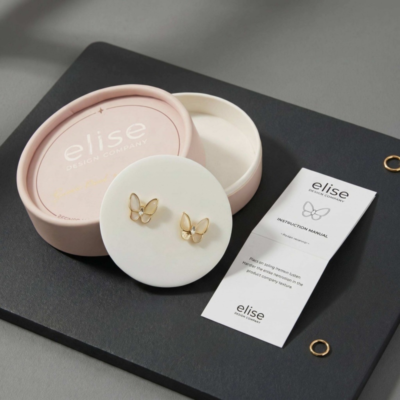 AR-JB010-Eco Recyclable Corrugated Round Jewelry Packaging Box-Airetion – AIRETION