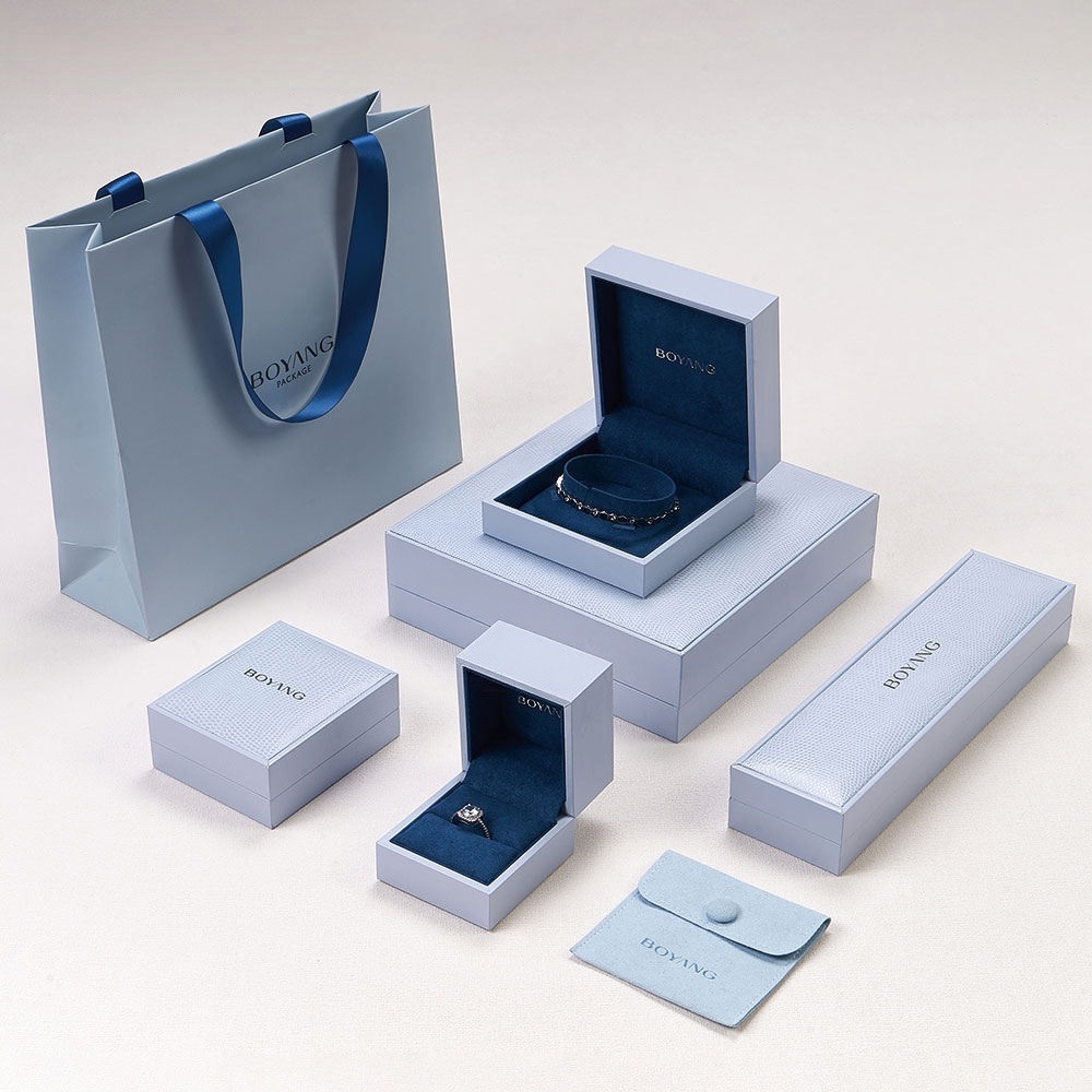 AR-JB014-Premium Grain Texture Jewelry Box Set With Gift Bag – AIRETION