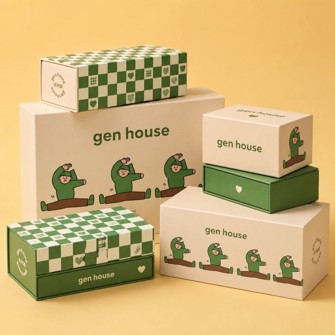 Cartoon Printed Rigid Gift Box