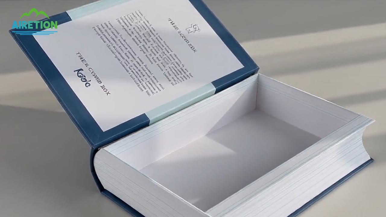 Individuell gestaltete Geschenkbox in Buchform
