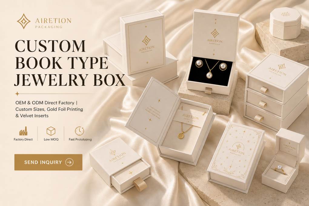 Custom Book Type Jewelry Box