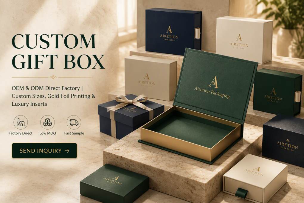 Custom luxury rigid gift box