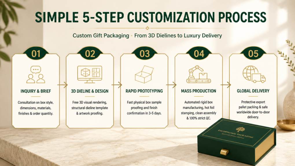 book type gift box Custom gift box customization process